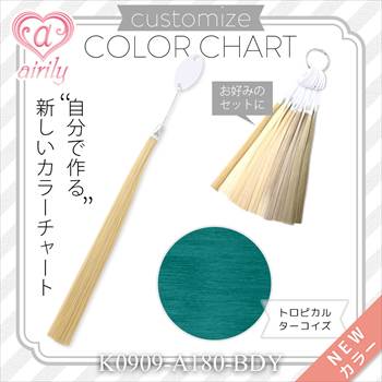 カスタマイズカラーチャート トロピカルターコイズ