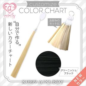 カスタマイズカラーチャート グリーニッシュブラック
