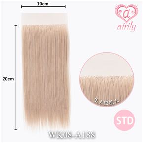 生え際パーツ(フロントレース) STD ピーチミルクティー / 幅10cm*長さ20cm