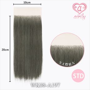 生え際パーツ(フロントレース) STD スモークグリーン / 幅10cm*長さ20cm