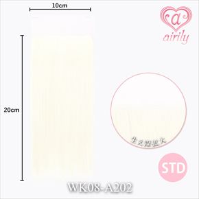 生え際パーツ(フロントレース) STD パールイエロー / 幅10cm*長さ20cm
