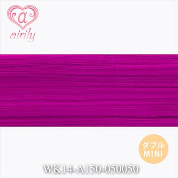 ダブル毛束 ミニ パープルダリア / 幅50cm*長さ50cm