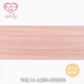 ダブル毛束 ミニ バニラストロベリー / 幅50cm*長さ50cm