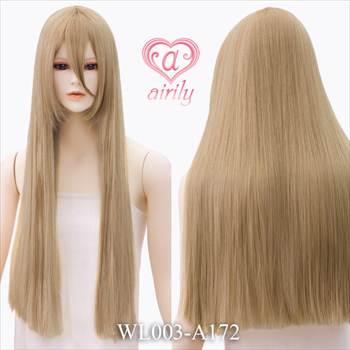 ロングストレート アーモンドゴールド