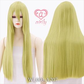 ロングストレート モスイエロー