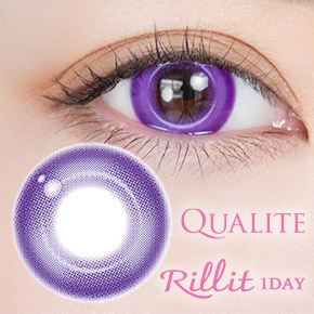 クオリテ リリット 夜ふかしラベンダー(1day，6枚，PWR 0.00～-8.00)